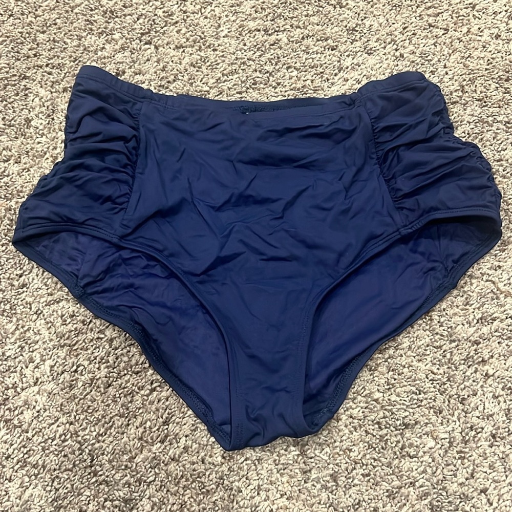 Anne Cole navy swim bottoms